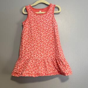 Tea Collection Orange Slice Cotton Sleeveless Tank Dress 4